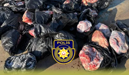 Kasap dükkanında 273 kilo kaçak et ele geçirildi