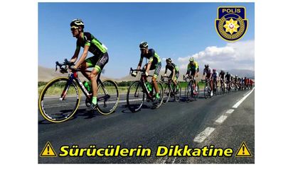 Alayköy çevre yolunda bisiklet yarışı nedeniyle 15.30-18.30 arası yol kapalı olacak