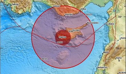 Kıbrıs’ta dün gece artarda 3 deprem kayda geçti