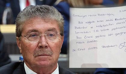 Üstel’den, siyasilerden yüzde 10 kesinti önerisi