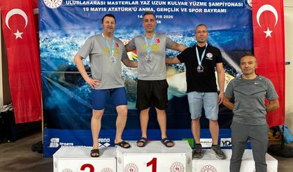 Yakın Doğulu Master Yüzücüler İzmir’e damga vurdu