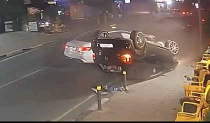 Girne’de trafik kazası