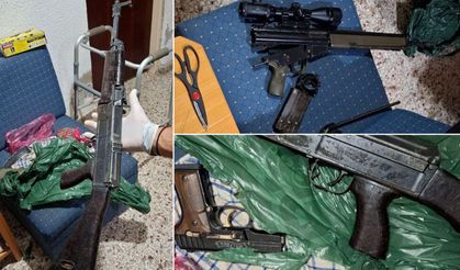 Evinde mühimmat bulunan 38 yaşındaki şahıs aranıyor