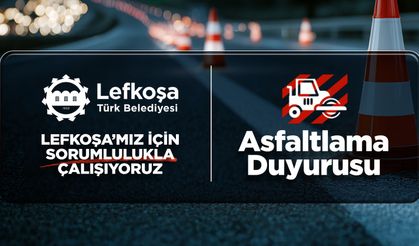 LTB, pazar günü Mehmet Akif Caddesi'nde asfaltlama çalışması yapacak