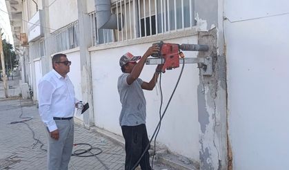 Atatürk Stadında karot testi yapılıyor