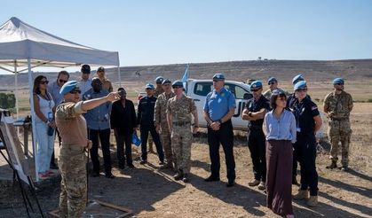 UNFICYP yetkilileri Denya'daki çiftçilerle bir araya geldi