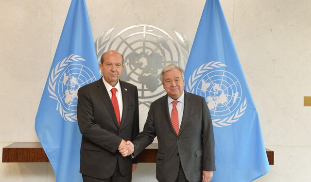 BM Genel Sekreteri’nin resmi davet mektubu Cumhurbaşkanı Tatar’a ulaştı