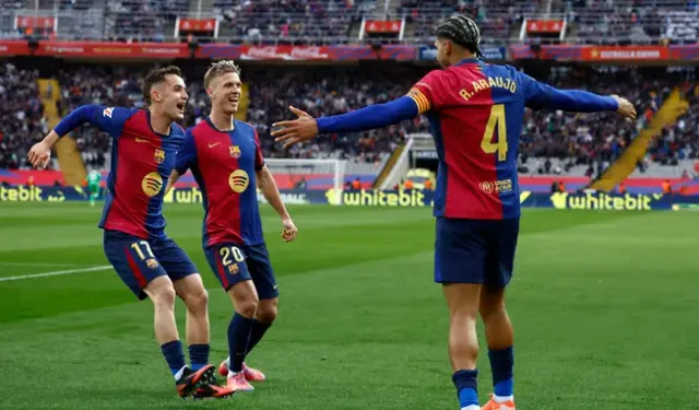 Barcelona 4 golle zirvede