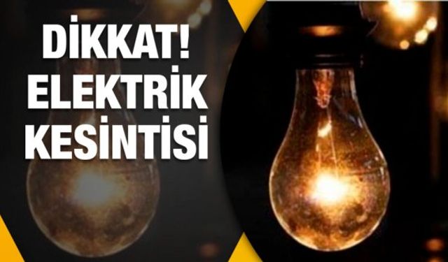 Gazimağusa bölgesinde 6 saatlik elektrik kesintisi yapılacak