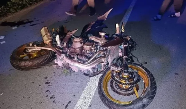 Akova-Yıldırım yolunda motosiklet kazası: 1 ağır yaralı