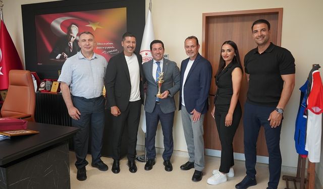 Cimnastik Federasyonu heyeti, Bolu İl Spor Müdürü Güler’i ziyaret etti