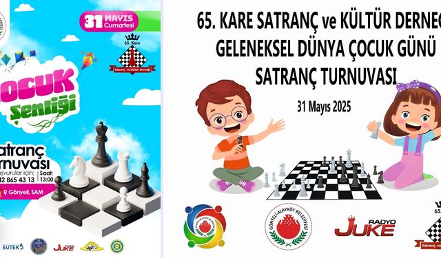 Dünya Çocuk Günü'nü satrançla kutlayacaklar