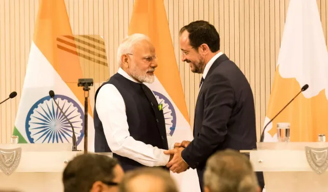 Hindistan Başbakanı Modi Güney Kıbrıs’ta temaslarda bulundu