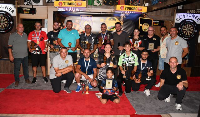 II. Polis Darts Turnuvası rekor katılımla tamamlandı