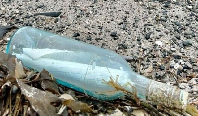 13 yıl sonra kıyıya vuran aşk mesajı
