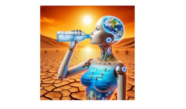 Yapay Zeka her sohbet ettiğinizde bir şişe su içiyor