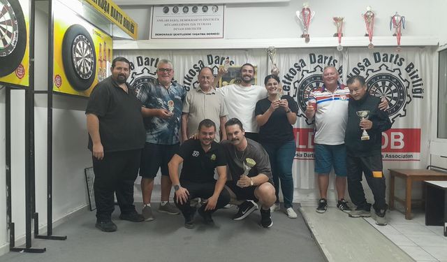 Halil Tuğcan Darts Turnuvası şampiyonu Mehmet Sümer!