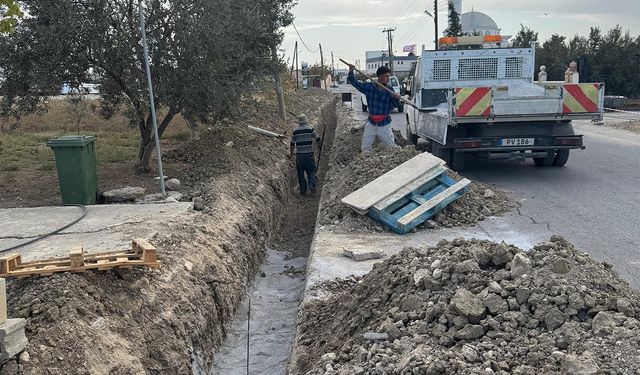 Mesarya Belediyesi Korkuteli’nde altyapı çalışmalarını sürdürüyor