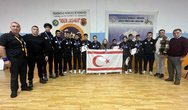 KKTC güreşinde tarihi zafer