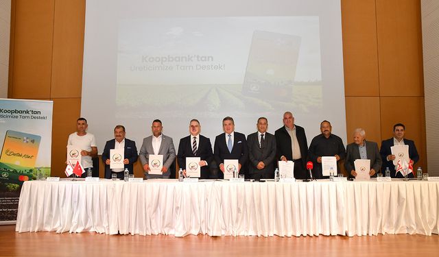 Kıbrıs Türk Kooperatif Merkez Bankası üretici birlikleri ile iş birliği protokolleri imzaladı