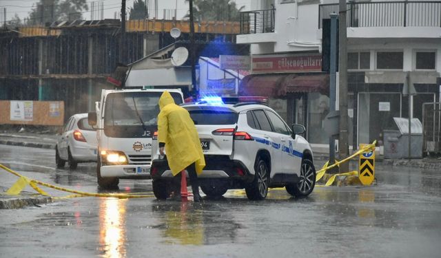 Hastane Çemberi ile Ortaköy trafik ışıkları arası trafiğe açıldı