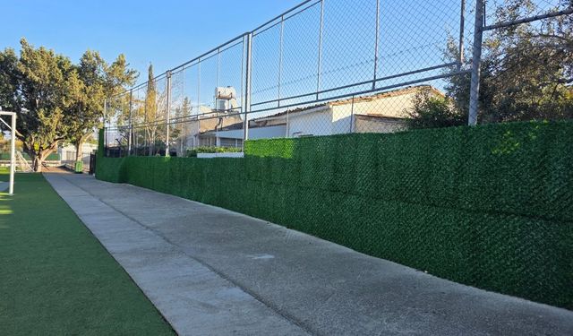 Alayköy İlkokulu çok amaçlı spor alanının çehresi değişti