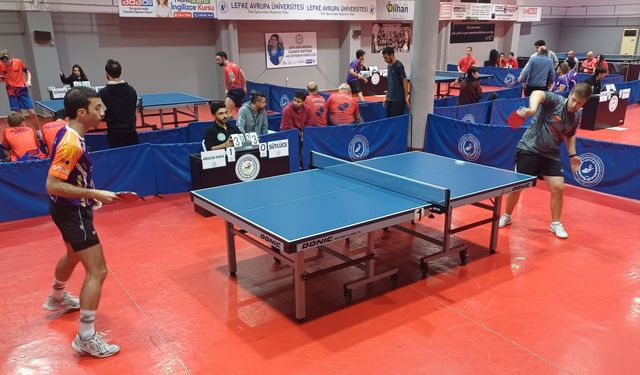 Masa Tenisi Büyükler Ligi’nde ilk hafta tamamlandı