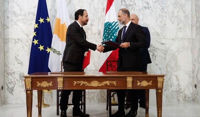 Güney Kıbrıs 5 kilometrelik bir alanı Lübnan'a devretti