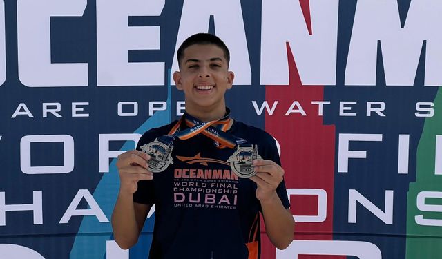 Erin Mazharoğlu, Oceanman World Championship’te gururlandırdı