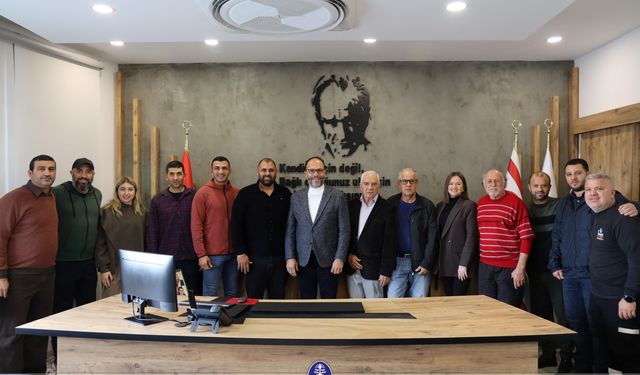 İskele kulüplerinden Başkan Sadıkoğlu’na teşekkür ziyareti