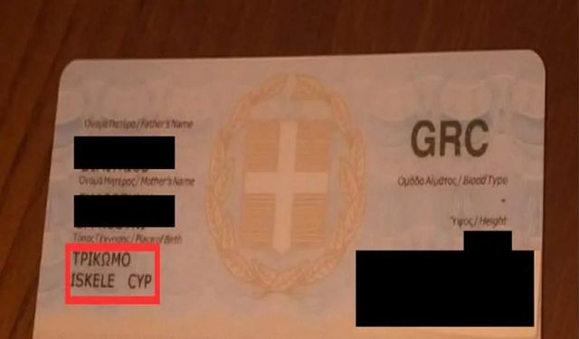 Yunanlının kimliğinde "İskele" krizi