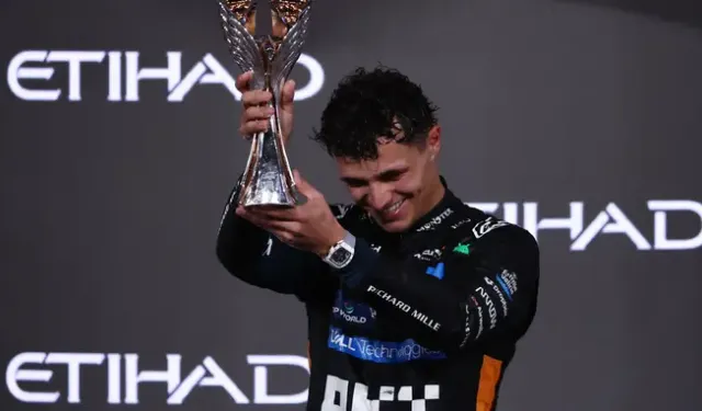 Formula 1'de şampiyon Lando Norris
