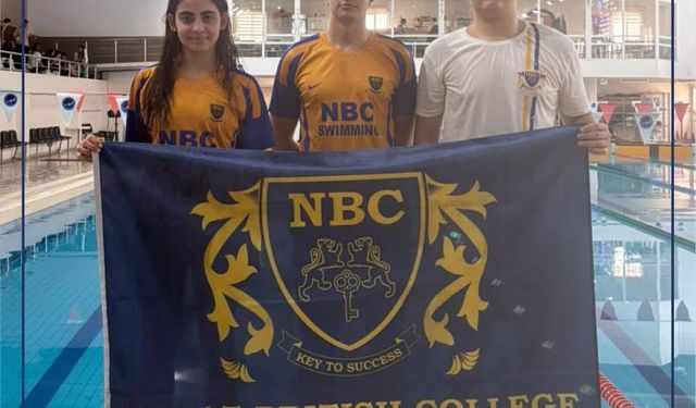 NBC öğrencilerinden Yüzme Şampiyonasında rekor ve madalya yağmuru