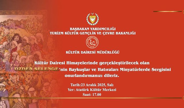 Özden Selenge'nin yeni kişisel sergisi Salı akşamı açılacak