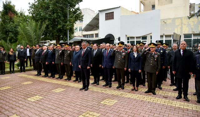 Milli Mücadele ve Şehitler Haftası kapsamında Tekke Bahçesi’nde tören düzenlendi