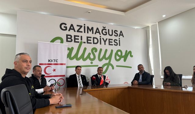 Kıbrıs’ın ilk "Olimpik Temalı Park" projesi tanıtım toplantısı Gazimağusa Belediyesi'nde yapıldı