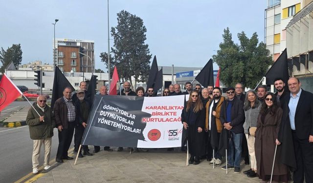 CTP’den siyah bayraklı eylem