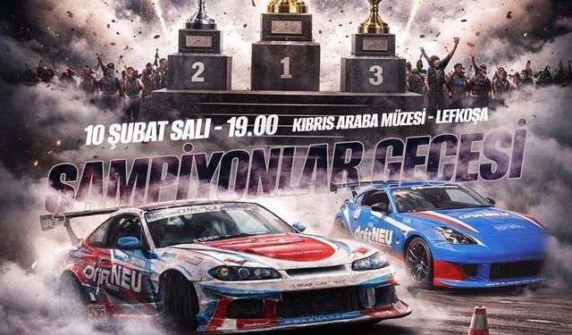 Drift NEU Şampiyonlar Gecesi 10 Şubat’ta