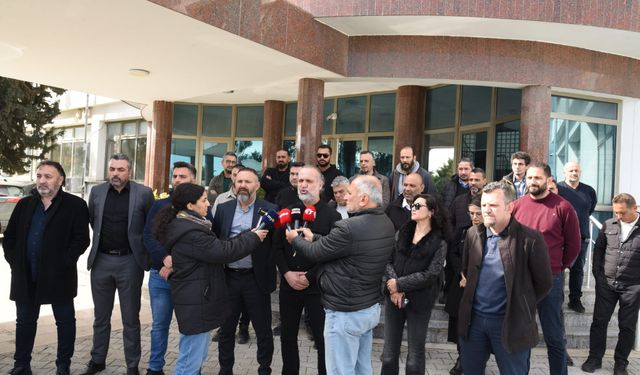 Sendikalar, Ektam işçileri için İçişleri Bakanlığı önünde eylem yaptı