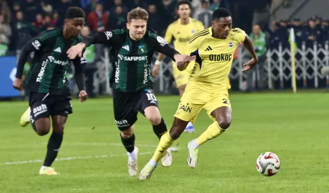 Fenerbahçe zorlu deplasmandan 3 puanla çıktı