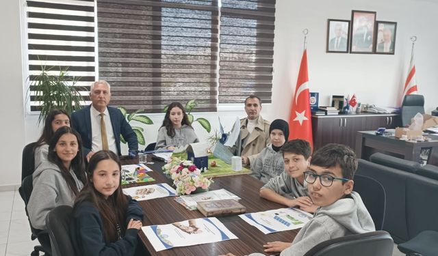 Hala Sultan İlahiyat Koleji öğrencileri, Türk Dünyası Bilim Şenliği’ne başvuru yaptı