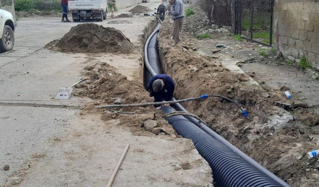 Korkuteli’nde su hattı yenileniyor