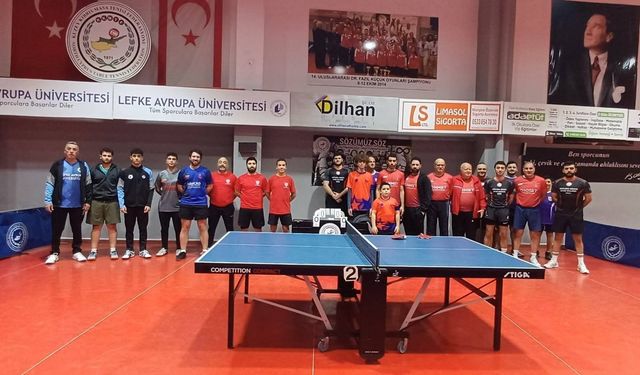 Masa Tenisi Büyükler Ligi'nde 6. Hafta heyecanı yaşanacak