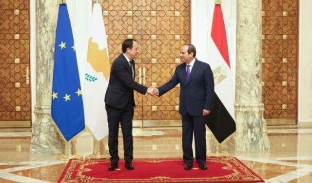 Güney Kıbrıs ile Mısır ortak bir bildiriye imza koydu