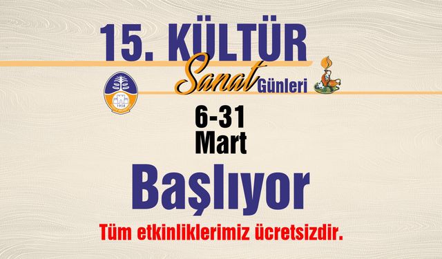 İskele Belediyesi 15. Kültür Sanat Günleri başlıyor