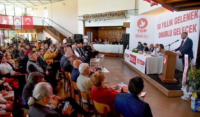 TDP Başkanlığına yeniden Zeki Çeler seçildi