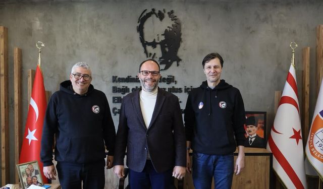 Fabian Gjuka, Başkan Sadıkoğlu’yla görüştü