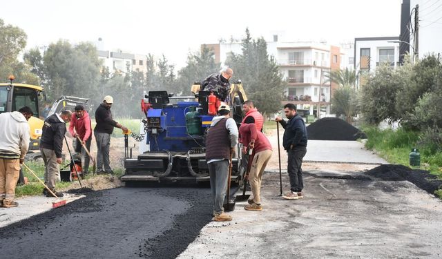 Gönyeli Acısu Sokak'ta yağmur suyu drenaj çalışması tamamlandı