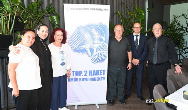 Masa Tenisi’nde veteranlarda uluslararası organizasyon