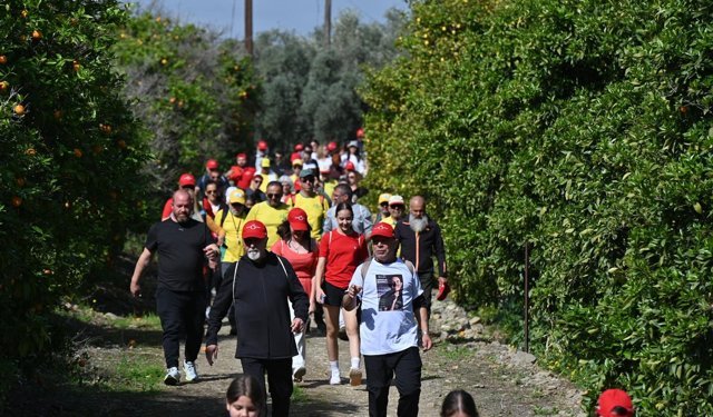 23. Orkide Yürüyüşü Lefke’de yapıldı